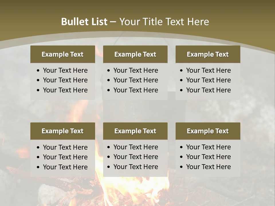 Tourist Journey Coal PowerPoint Template