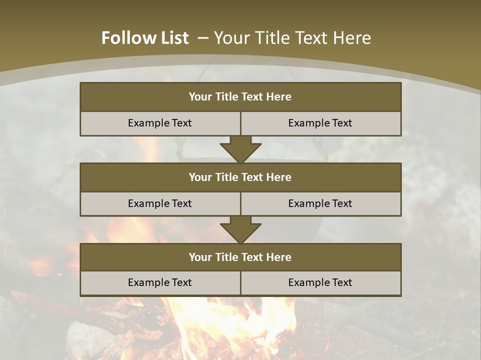 Tourist Journey Coal PowerPoint Template