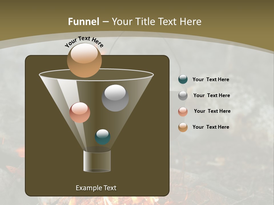 Tourist Journey Coal PowerPoint Template