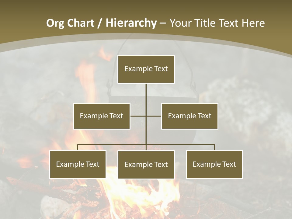 Tourist Journey Coal PowerPoint Template