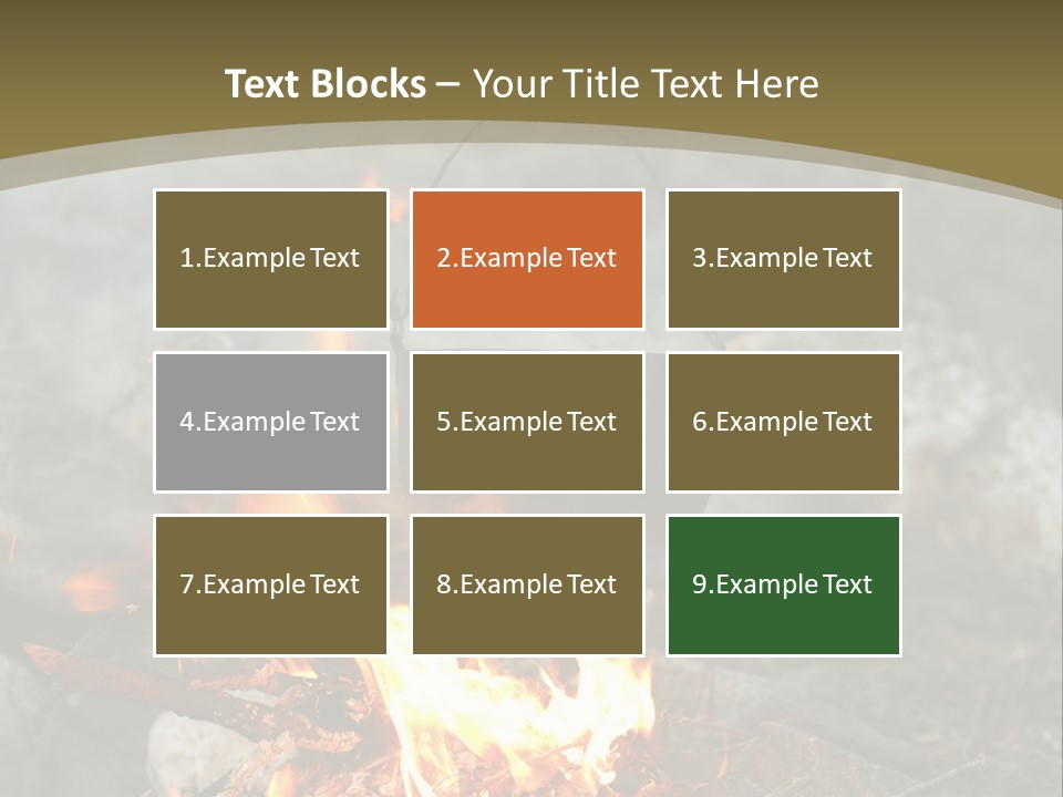 Tourist Journey Coal PowerPoint Template