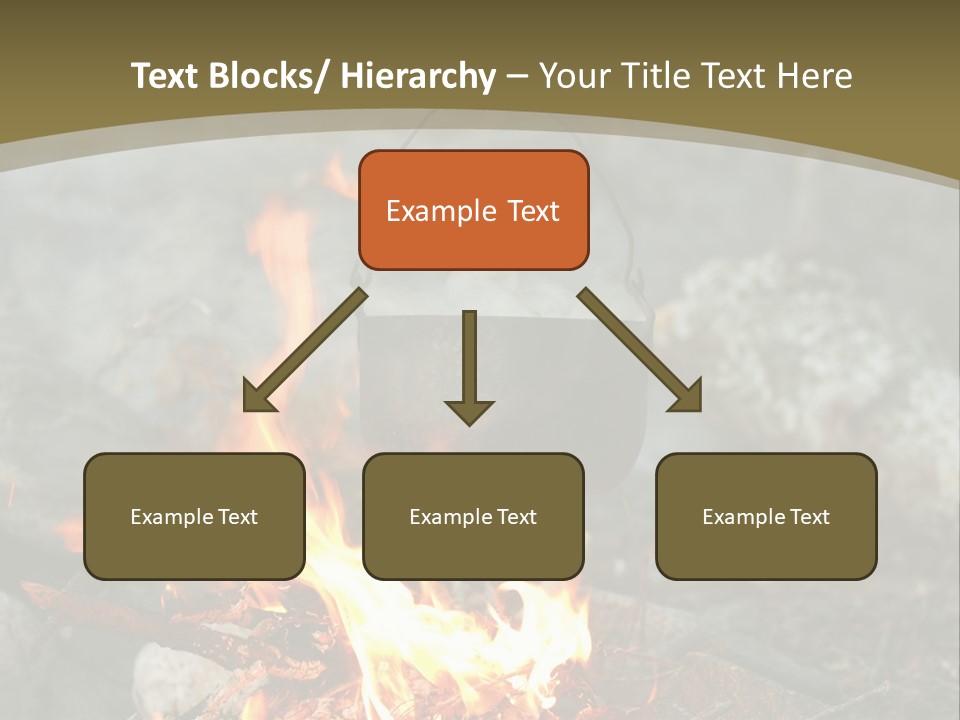 Tourist Journey Coal PowerPoint Template