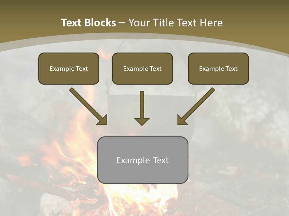 Tourist Journey Coal PowerPoint Template