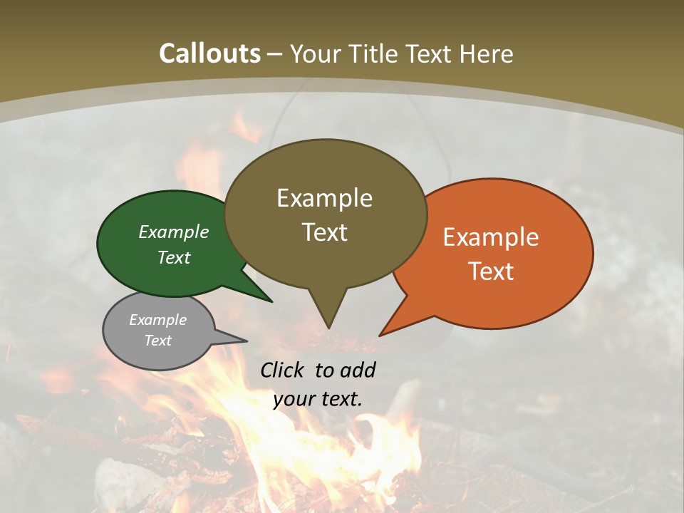 Tourist Journey Coal PowerPoint Template