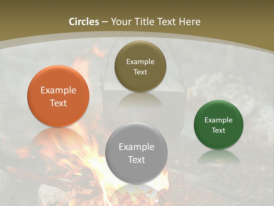 Tourist Journey Coal PowerPoint Template