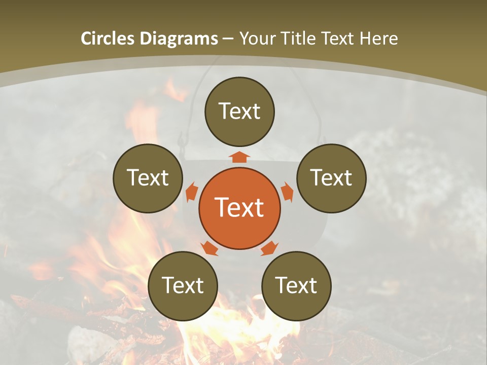 Tourist Journey Coal PowerPoint Template