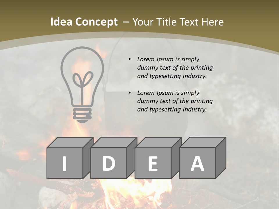 Tourist Journey Coal PowerPoint Template