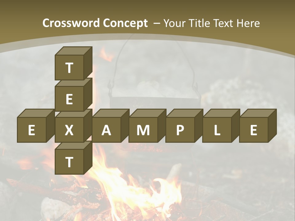 Tourist Journey Coal PowerPoint Template