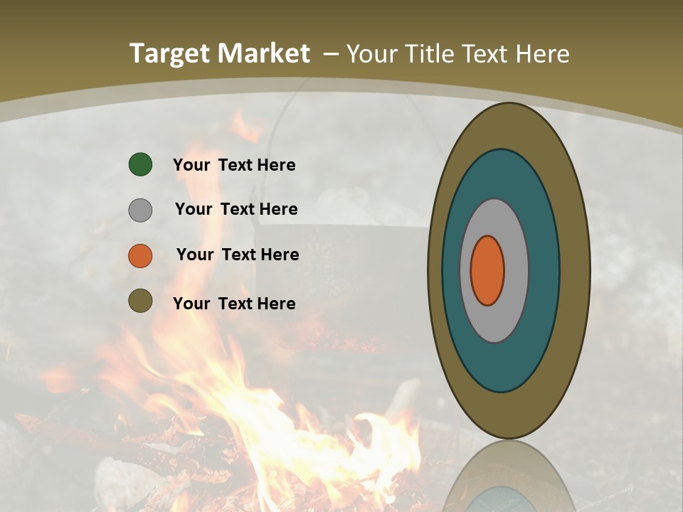 Tourist Journey Coal PowerPoint Template