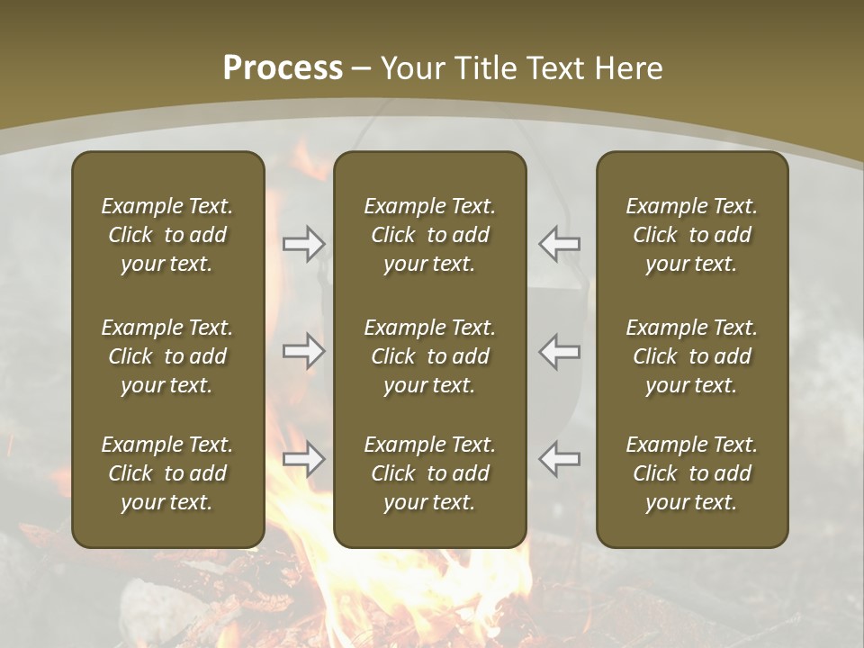 Tourist Journey Coal PowerPoint Template