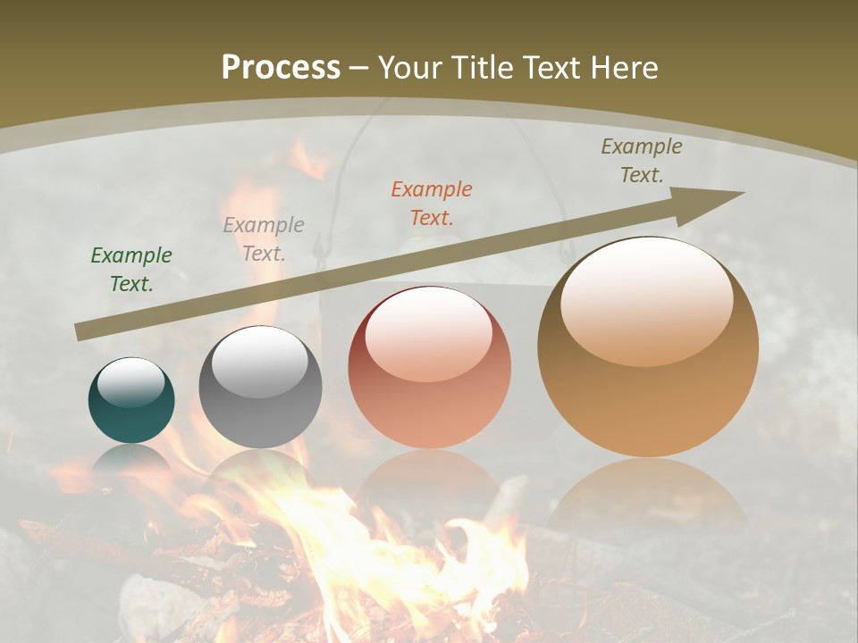 Tourist Journey Coal PowerPoint Template