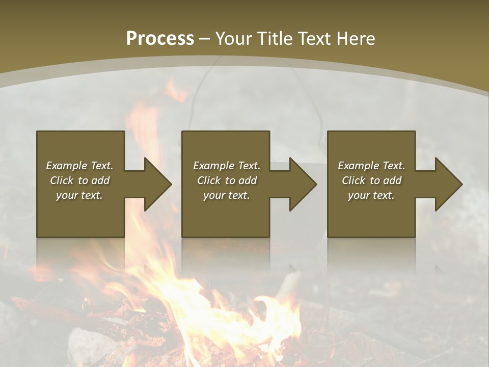 Tourist Journey Coal PowerPoint Template