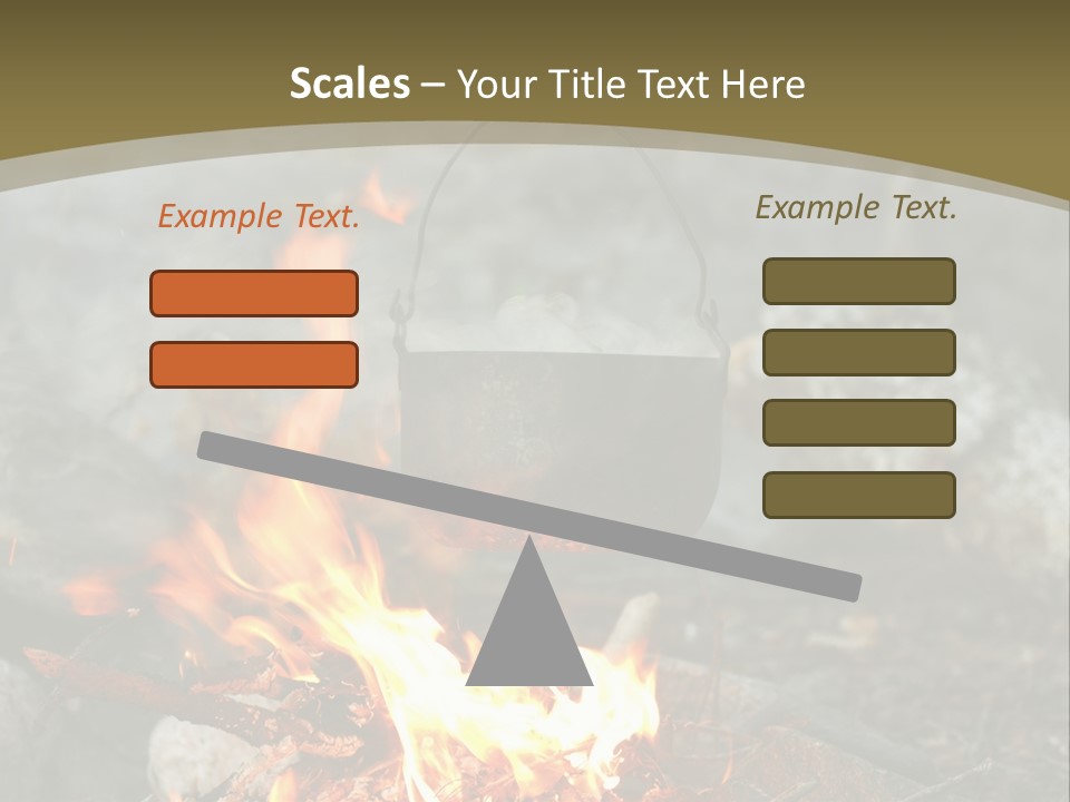 Tourist Journey Coal PowerPoint Template