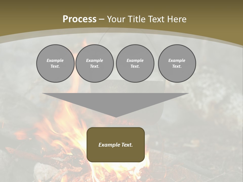 Tourist Journey Coal PowerPoint Template