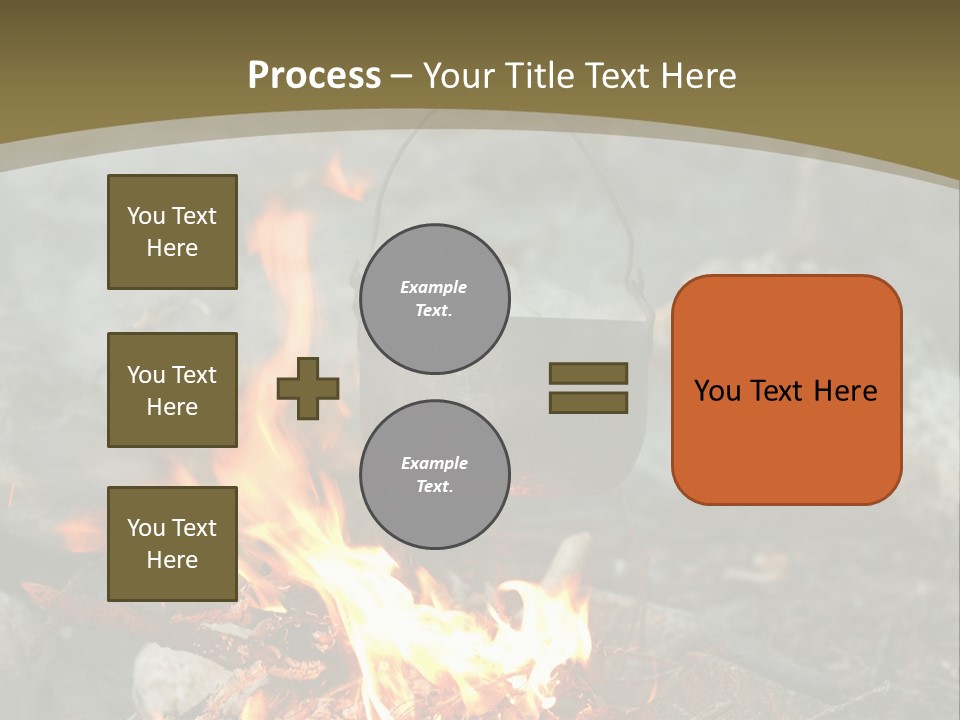 Tourist Journey Coal PowerPoint Template
