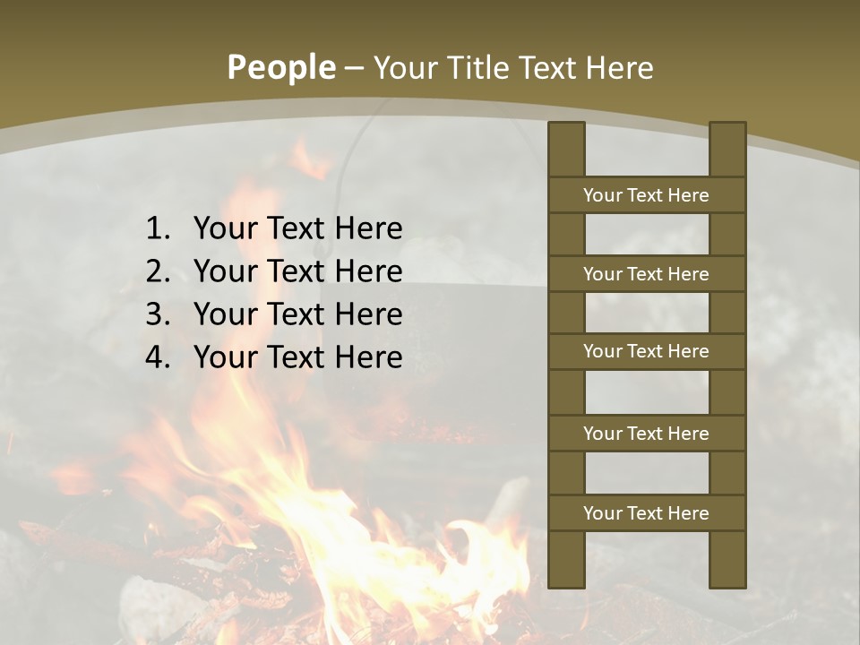 Tourist Journey Coal PowerPoint Template