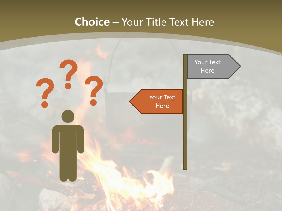 Tourist Journey Coal PowerPoint Template