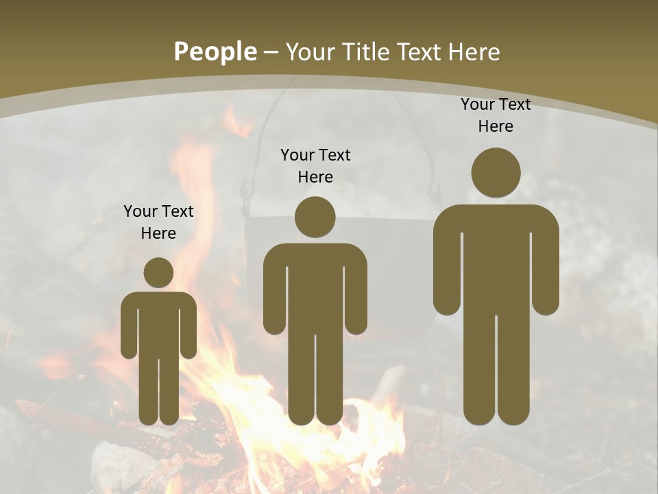 Tourist Journey Coal PowerPoint Template