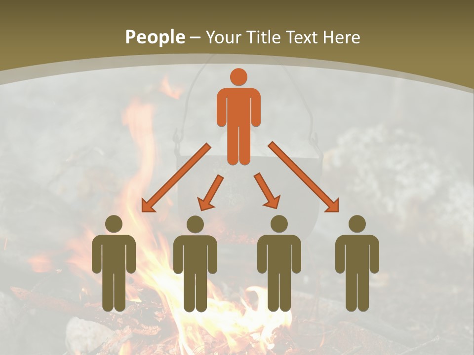 Tourist Journey Coal PowerPoint Template