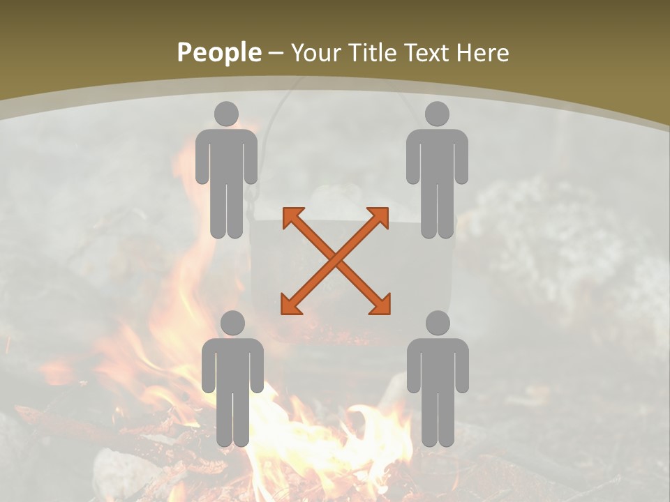 Tourist Journey Coal PowerPoint Template