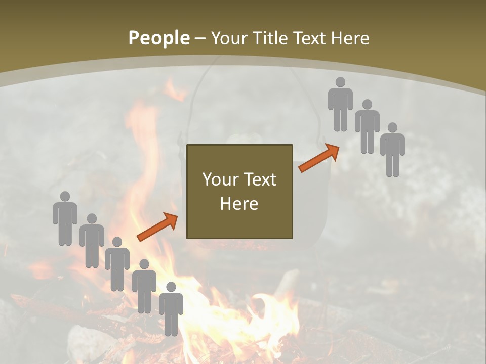 Tourist Journey Coal PowerPoint Template