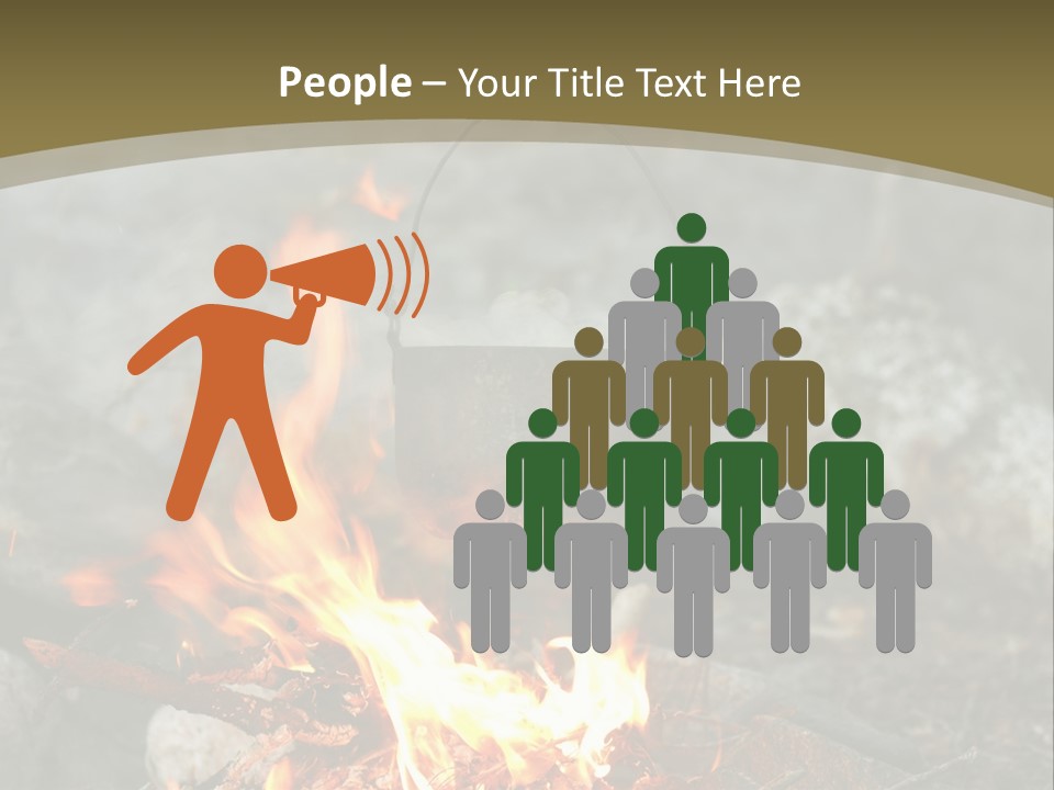 Tourist Journey Coal PowerPoint Template