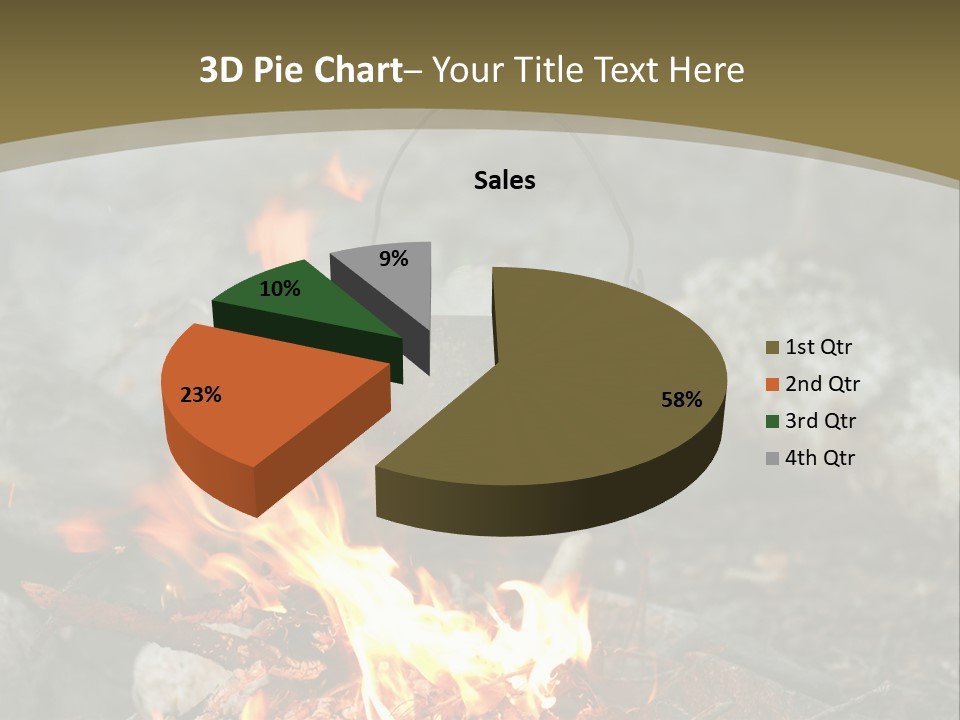Tourist Journey Coal PowerPoint Template