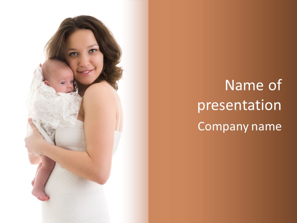 Young Healthy Parenthood PowerPoint Template