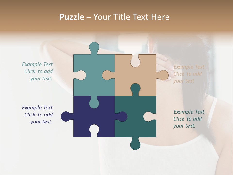 Tshirt Sore Massage PowerPoint Template