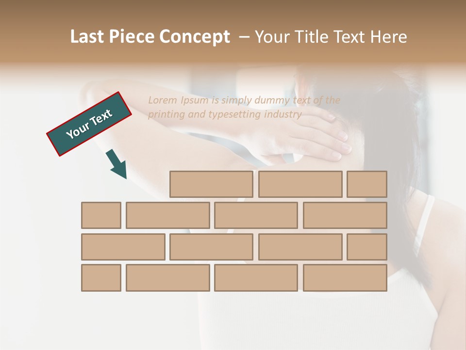 Tshirt Sore Massage PowerPoint Template