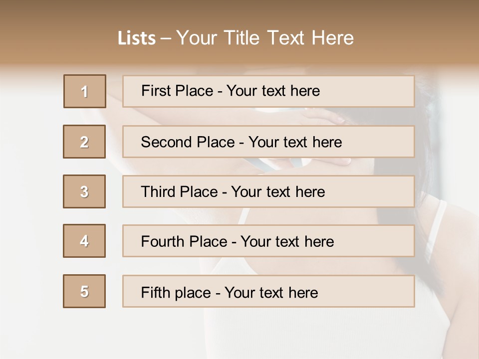 Tshirt Sore Massage PowerPoint Template