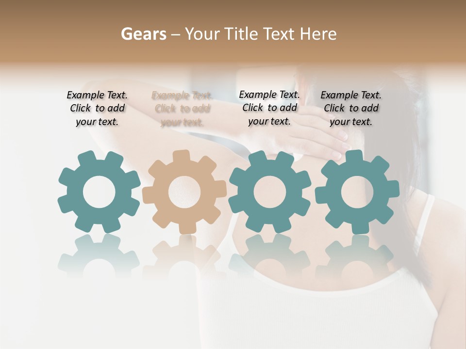 Tshirt Sore Massage PowerPoint Template