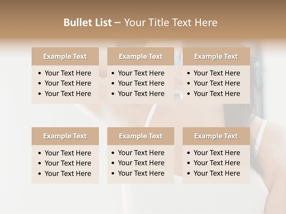 Tshirt Sore Massage PowerPoint Template