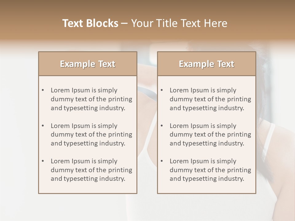 Tshirt Sore Massage PowerPoint Template