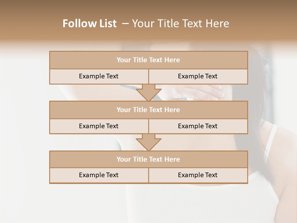 Tshirt Sore Massage PowerPoint Template