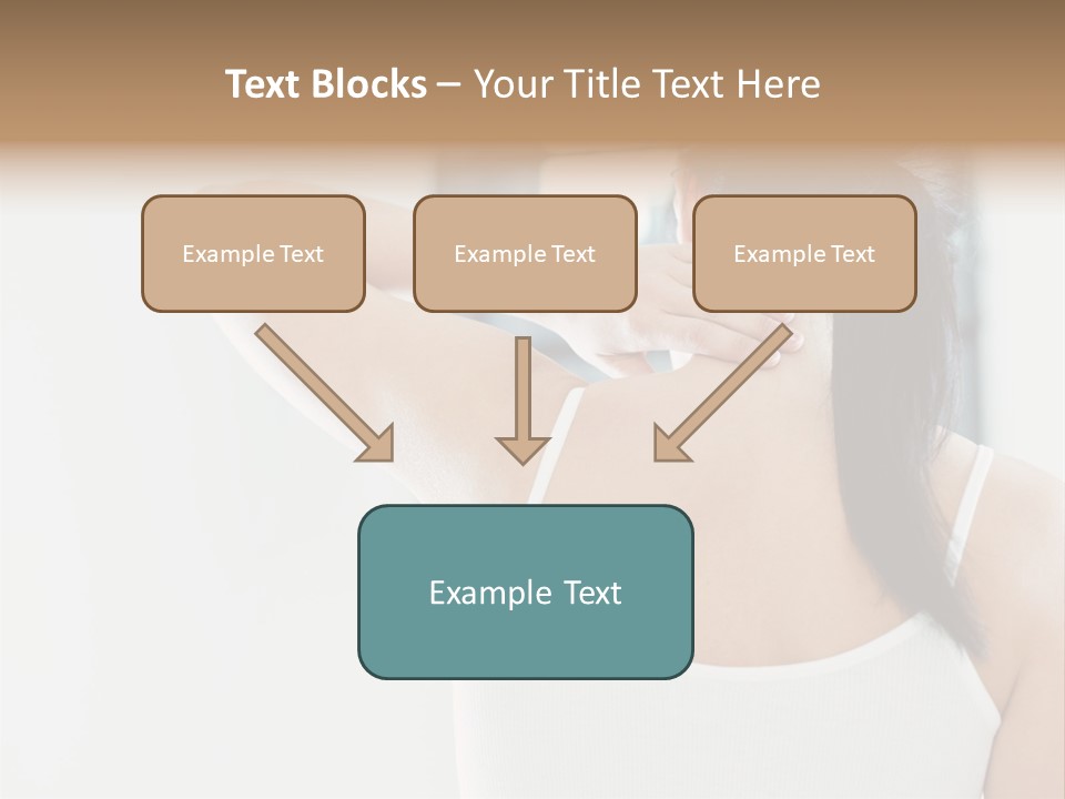 Tshirt Sore Massage PowerPoint Template