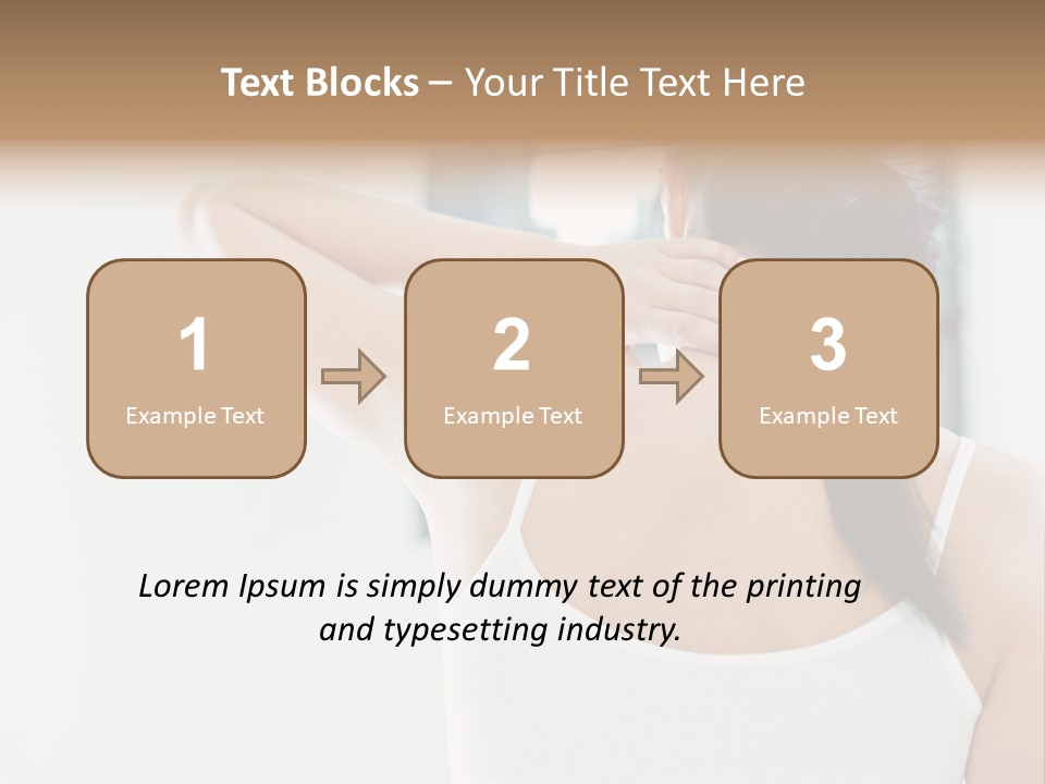 Tshirt Sore Massage PowerPoint Template