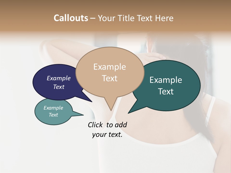 Tshirt Sore Massage PowerPoint Template