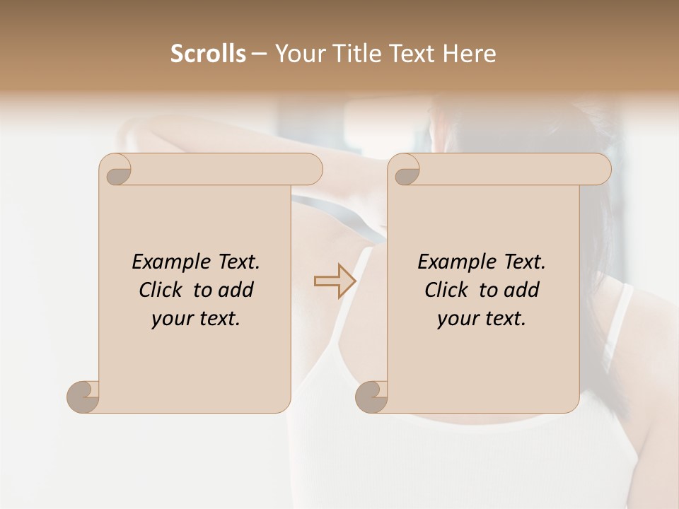 Tshirt Sore Massage PowerPoint Template