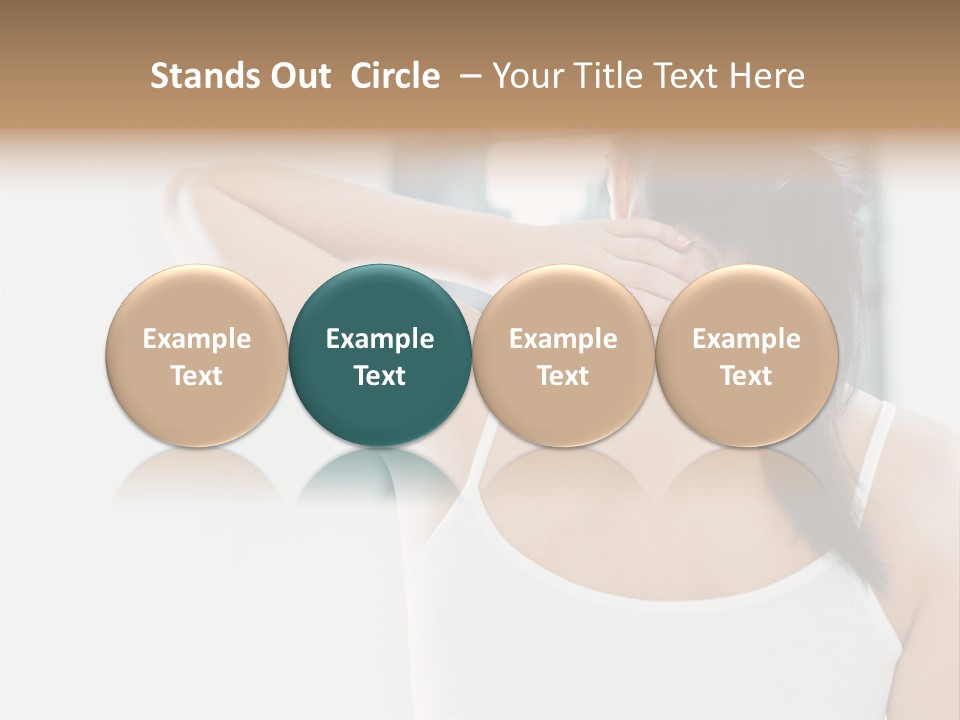 Tshirt Sore Massage PowerPoint Template