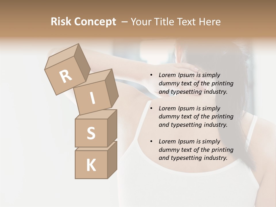 Tshirt Sore Massage PowerPoint Template