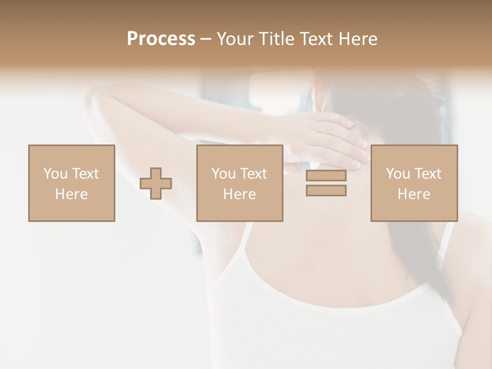 Tshirt Sore Massage PowerPoint Template