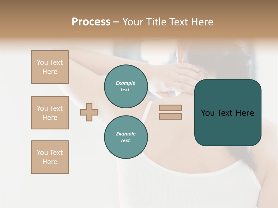 Tshirt Sore Massage PowerPoint Template