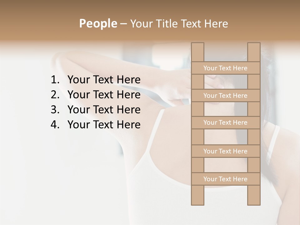 Tshirt Sore Massage PowerPoint Template