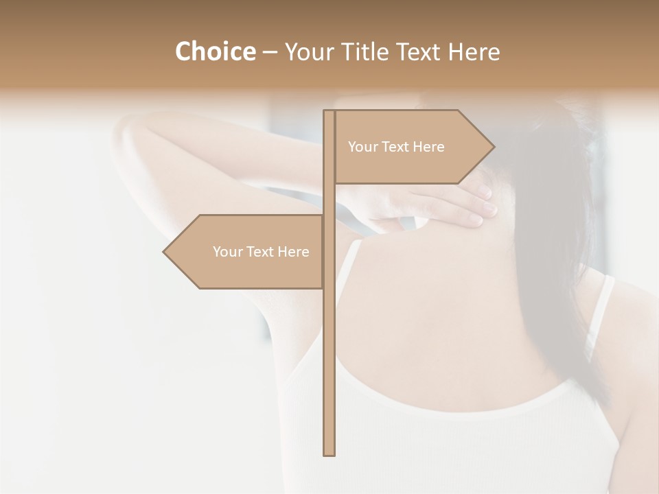 Tshirt Sore Massage PowerPoint Template