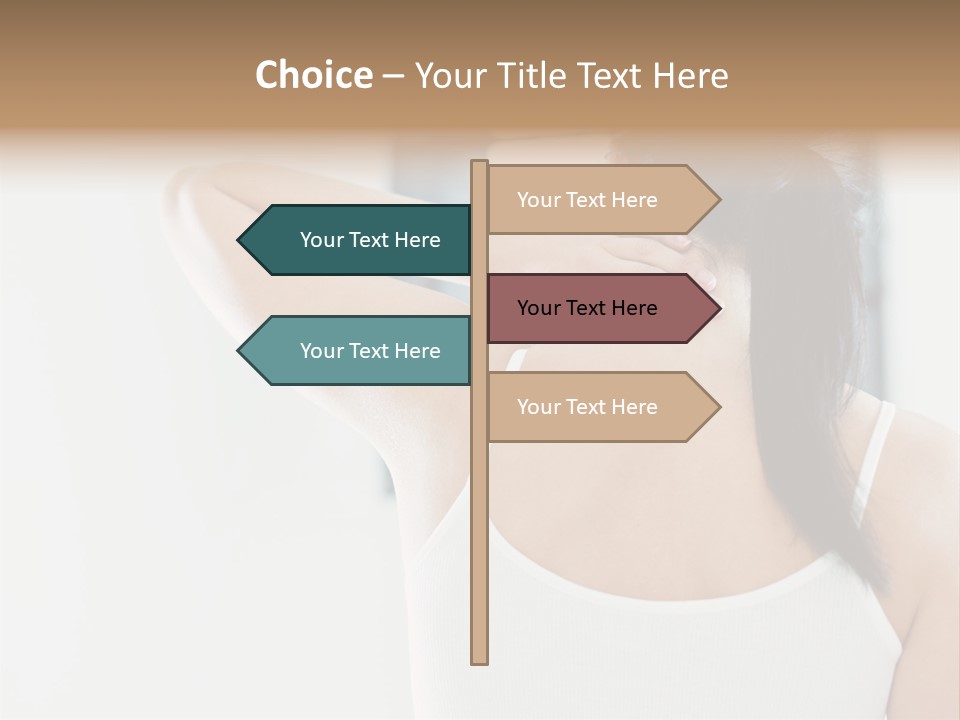 Tshirt Sore Massage PowerPoint Template