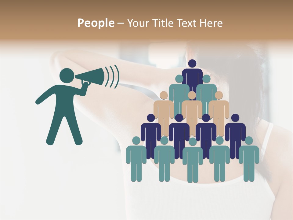 Tshirt Sore Massage PowerPoint Template