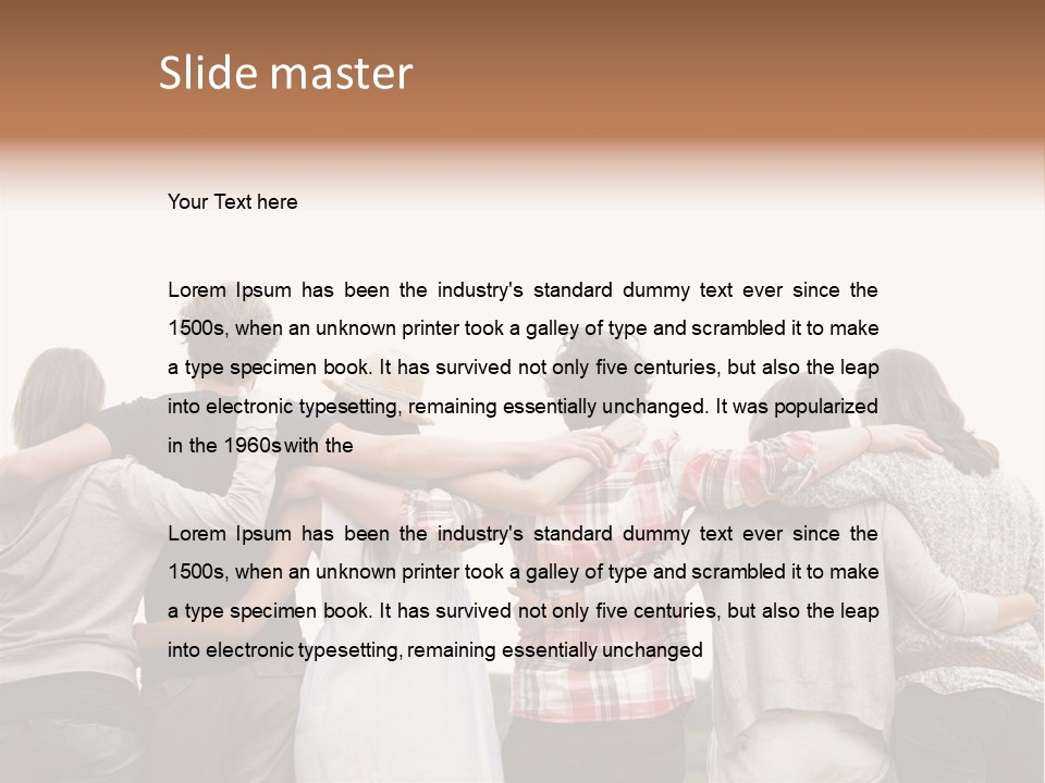 Adult Countryside Getting PowerPoint Template