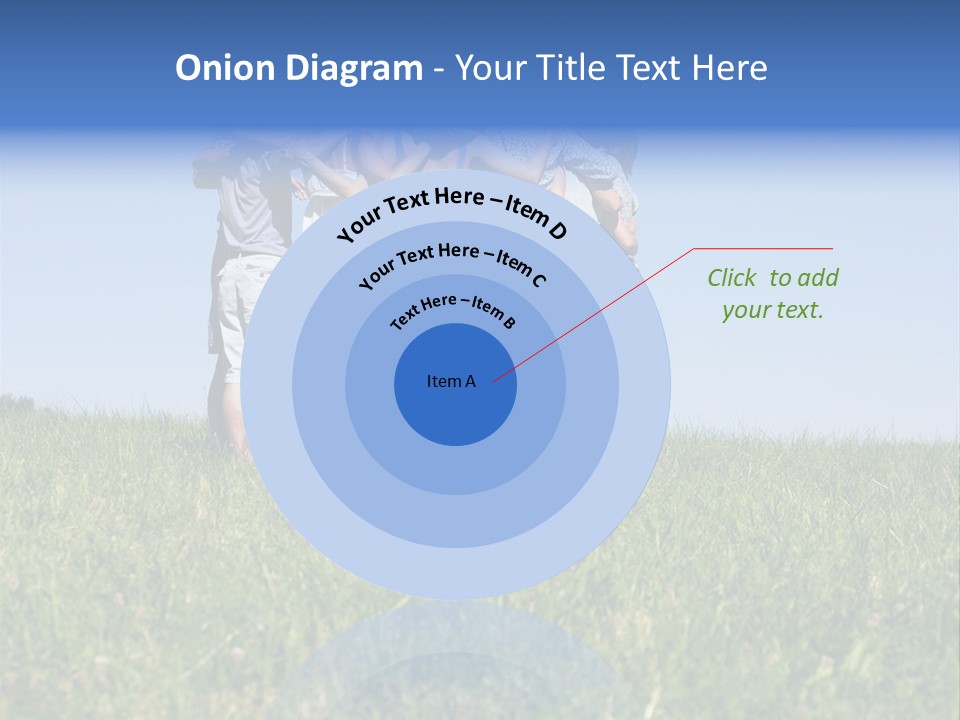 Woman Adolescent Grass PowerPoint Template