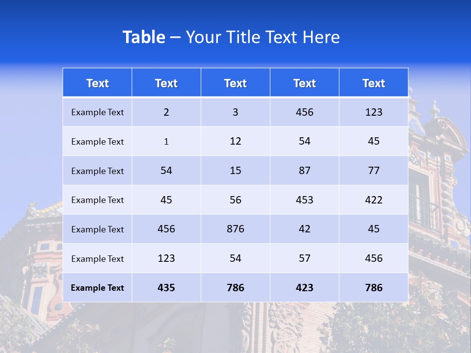Spain Tourism Andalusien PowerPoint Template